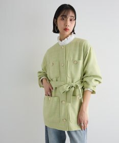 Green Parks ツィードミディ丈ジャケット