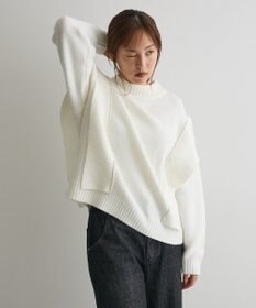 CRAFT STANDARD BOUTIQUE ハンドステッチデザインニットプルオーバー