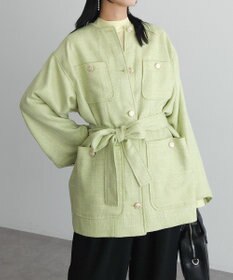 Green Parks ツィードミディ丈ジャケット