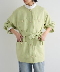 Green Parks ツィードミディ丈ジャケット