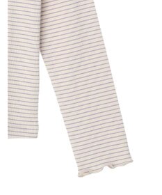 earth music&ecology マイクロボーダーリブプルオーバー