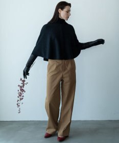 自由区 【カトリエムブーケ】Soyeux touche ポンチョニット