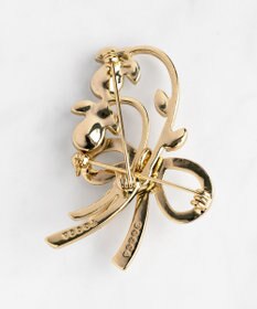 TOCCA RIBBON＆FLOWER BROOCH NECKLACE 2セット ブローチネックレス