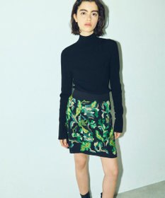 GRACE CONTINENTAL ビジューリブニットトップ