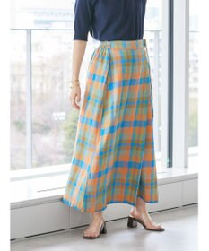 AMERICAN HOLIC ラップ風チェックスカート