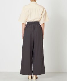 NAVE 【ReNAVE・洗える/撥水加工/接触冷感/UVケア/セットアップ】ナイロンタスラン ワイドパンツ