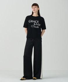 GRACE CONTINENTAL レタードシルケットTシャツ