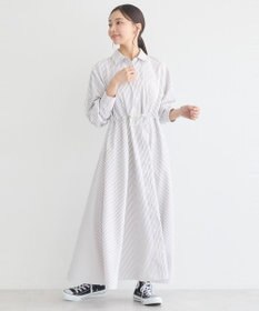 earth music&ecology ドロストシャツワンピース