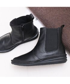 Pointer 本革軽量サイドゴアステッチショートブーツ