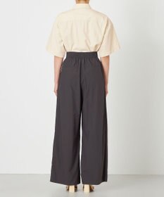 NAVE 【ReNAVE・洗える/撥水加工/接触冷感/UVケア/セットアップ】ナイロンタスラン ワイドパンツ