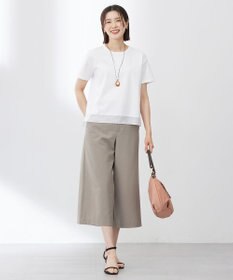 J.PRESS LADIES マーブルオーバルネックレス