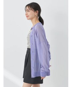 earth music&ecology シアーニットカーディガン