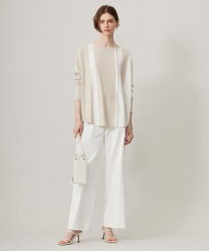 ICB 【洗える】 ヴィスコースワイド 配色デザインプルオーバー