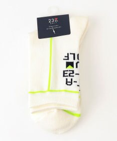 23区GOLF 【WOMEN】ネオンライン ショートソックス