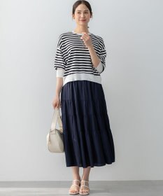 組曲 ドルマンスリーブ7分袖 ニットＴ