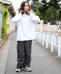 WEGO 【ウエストゴム/手洗い可】ナイロン　トラックパンツ