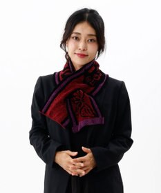 AURORA 【 ANNA SUI（アナ スイ）】差し込みモールマフラー(WASH)