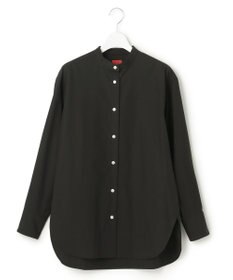 23区 【23区 | 5525gallery】コットンタイプライター バンドカラー シャツ