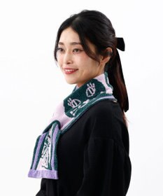 AURORA 【 ANNA SUI（アナ スイ）】差し込みモールマフラー(WASH)