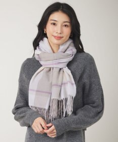 ANY SIS 【洗える】フワリーチェック ストール