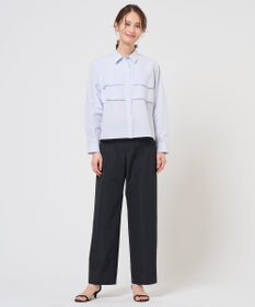 J.PRESS LADIES 【WEB限定カラーあり】TC ライトタンブラー ベイカー パンツ