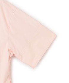 NAVE 【ReNAVE・セットアップ可/洗える/接触冷感/UVケア】コットンポリブロード クロップドシャツ