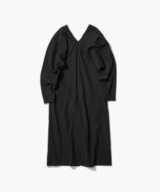 ATON CATCH WASHER COTTON | Vネックドレス