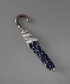 AURORA NINA RICCI ニナリッチ ドローイング花柄プリント 晴雨兼用傘（折りたたみ傘・トップフラット）