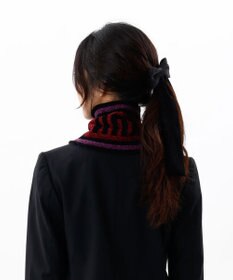 AURORA 【 ANNA SUI（アナ スイ）】差し込みモールマフラー(WASH)