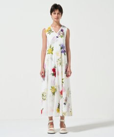 GRACE CONTINENTAL ボタニカルレイヤードワンピース