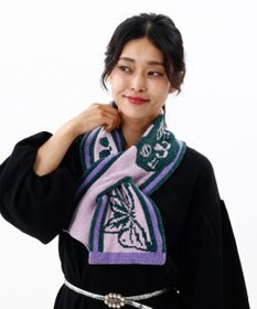 AURORA 【 ANNA SUI（アナ スイ）】差し込みモールマフラー(WASH)