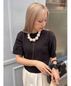 Green Parks ローゲージニットＴシャツ