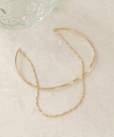 Phoebe クラッカードレーブバングル　ゴールド