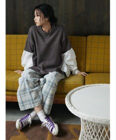 CRAFT STANDARD BOUTIQUE シャツドッキングニットプルオーバー