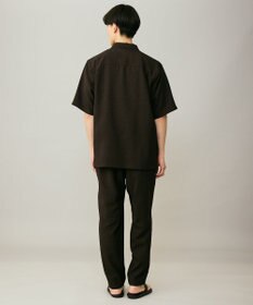 UNFILO MENS リネンライク イージーテーパード