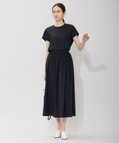 ICB 【接触冷感・UVカット・速乾・洗える】マットスキューバ フレアスカート