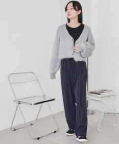 WEGO ファータッチニットショートカーデ