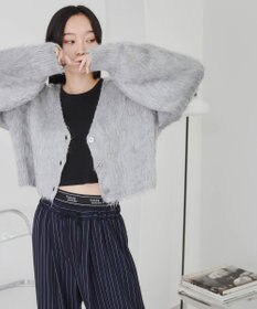 WEGO ファータッチニットショートカーデ