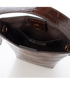 UNBILLION カシュカシュ cachechche / クロコ型押し2wayミニショルダー