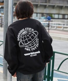WEGO 【ユニセックス着用ITEM】リラックスフィットグラフィックプルオーバー