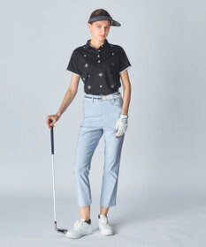 FILA GOLF／marie claire 【marie claire SPORT】ロゴ刺繍半袖ポロシャツ