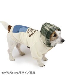 PET PARADISE ペットパラダイス ポケット付きトレーナー 《デニムチェック柄》 小型犬