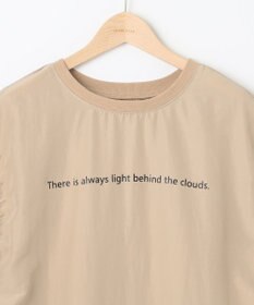 SHARE PARK LADIES ライトタッチ裾テールロゴTシャツ