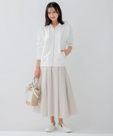 23区 【洗える】ハイカウントライトタフタ ギャザースカート