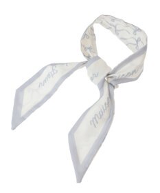 Maison de FLEUR リボンプリントスカーフ