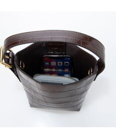 UNBILLION カシュカシュ cachechche / クロコ型押し2wayミニショルダー