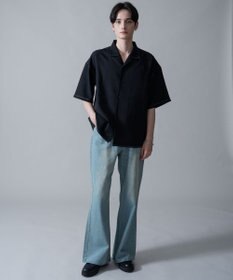 WEGO 【速乾/しわになりにくい/MLサイズ展開】ドライポリオープンカラーシャツ（SS）