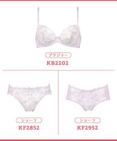 Wing 【エアリーソフトブラ】　ふんわりエアリーな着用感　脇から背中すっきり　ウイング／ワコール　KB2202