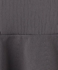 Feroux 【洗える】バイカラーペプラム ニット