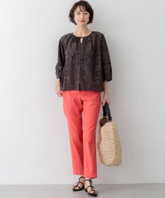 23区 S 【先行予約/見上愛さん着用】カットワークエンブロイダリー 2WAYブラウス